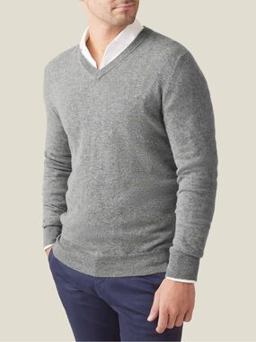 Express V-Neck Merino Wool Sweater